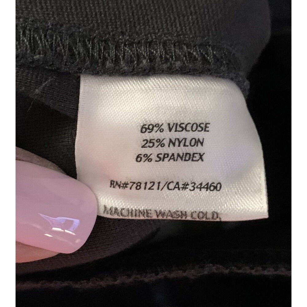 Eileen Fisher Bootcut Pants Sz Small Trousers Viscose Blend Grey Black Lot of 2 - Picture 8 of 8